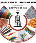 2 In 1 Drill Powered Wire Stripping Tool For Scrap Copper Recycling Automatic And Manual Modes For 0.06 to 1 Inch