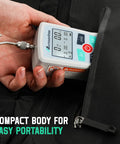 Digital Trigger Pull Gauge 110 Lb Capacity, Pro Grade Force Meter With Switchable Units Lb, Oz, N, Kg, 500N And 50Kg Max, 0.01 Kg Resolution, 1 Oz And 0.1 N Readouts, Accurate Measurement, Includes Trigger Hook, Battery Powered handheld with hook in bag