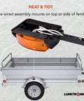 Pre Wired RV Fender Clearance Trailer Light Set Left And Right For Side Marker and Clearance Lighting on trailer fender