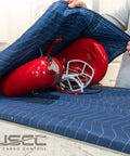 Heavy Duty Moving Blankets 72x80 4 Pack Blue Polyester Quilted Furniture Pads covering sports equipment