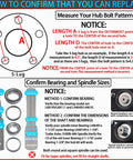 Guide to confirm replacement of trailer hub kit for 3500 lbs 5 lug axles, 4.5 inch hub, includes measurement and bearing tips