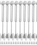 10 Pack Hydraulic Cabinet Lift Supports With Gas Struts For Doors 100N Approximately 23 Pounds Includes 50 Mounting Screws Heavy Duty