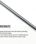 Linear Motion Rods 2 Pack 8mm x 400mm Case Hardened Chrome Plated Guide Rods For 3D Printer CNC And DIY Projects With Ultra Smooth Surface Finish And Metric H8 Tolerance
