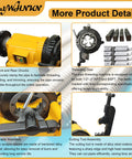 Heavy Duty Electric Pipe Threader Cutter Machine That Makes Short Work Of Steel Copper And Galvanized Pipe Up To 3 Inches with chuck and threading dies.