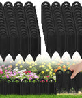 Thickened Sturdy Garden Edging 15Ft Raised 4.3 Inch Plastic Flower Bed Border No Sweat Easy Install Splicable Landscaping Edging outdoors