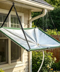 Garden Rain Collector Kit For Eco Friendly Water Harvesting With Hose And Filter System Tool Free Assembly under eave