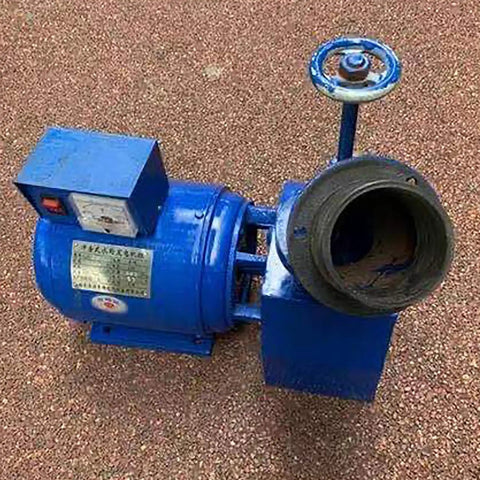 1500W Micro Hydro Water Turbine Generator For Outdoors 220V With Voltage Indicator Stable To 1500 RPM Operation Rugged Cast Iron Shell