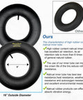 Two Pack Inner Tubes For 480 400 8 Wheels With TR13 Straight Valve Stem Tough As Nails Replacement For Wheelbarrows Mowers