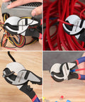 Heavy Hitting High Leverage Cable Cutter Tough As Nails Chrome Vanadium Steel Wire Shear at work cutting electrical wires.