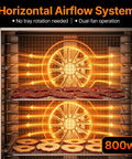 Flex Your Home Chef Skills With This Sick Twelve Tray Food Dehydrator That Lets You Bulk Up On Homemade Beef Jerky Dried Fruits Fresh Herbs And Crunchy Dog Chews Without The Hassle. Horizontal airflow system with dual fans.