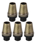 Bronze Metal Cable Glands 5 Pack Strain Relief Cord Grips For Wiring And Pendant Lights 1 Eighth Inch IP Thread