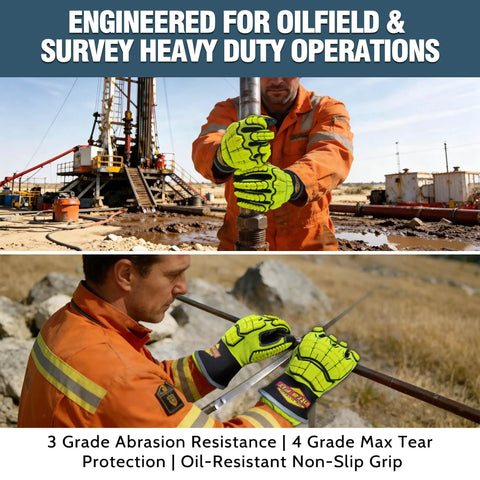 Person using Rugged Extrication Gloves With Ultra Dexterity For Rescue Jobs, Grip-Ready Protection, EN 388 3X44EP, Size XL.