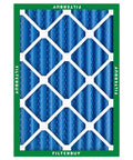 MERV 13 20x25x4 Air Filter For Smoke And Allergen Defense, Electrostatic Pleated HVAC Replacement For Furnace, AC, And Heat Pump