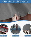GottaHave TopShelf HeavyDuty Foam Toolbox Drawer Liner NonSlip Tool Organizer Pad Sound DamPenning Workshop Mat ShockAbsorbing Shelf Paper Gray 12 Feet rolled out for easy cutting and placement