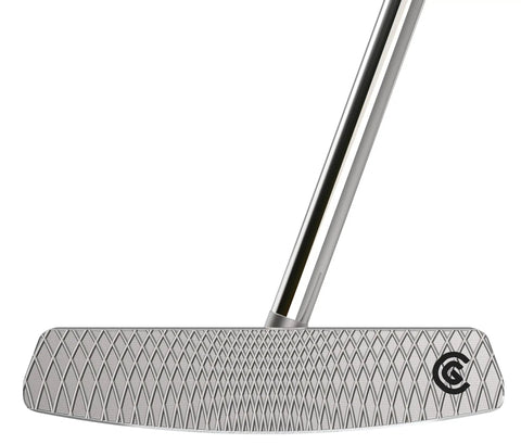 HB Soft 2 Putter Model 8 With Center Shaft 35 Inch Oversized Grip Right Hand Speed Optimized Face close-up of putter face