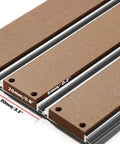 Close-up of Hybrid Aluminum And MDF Spoilboard Table For CNC Router Upgrade Compatible With PROVerXL 4030 To 6060 XY Axis Extension
