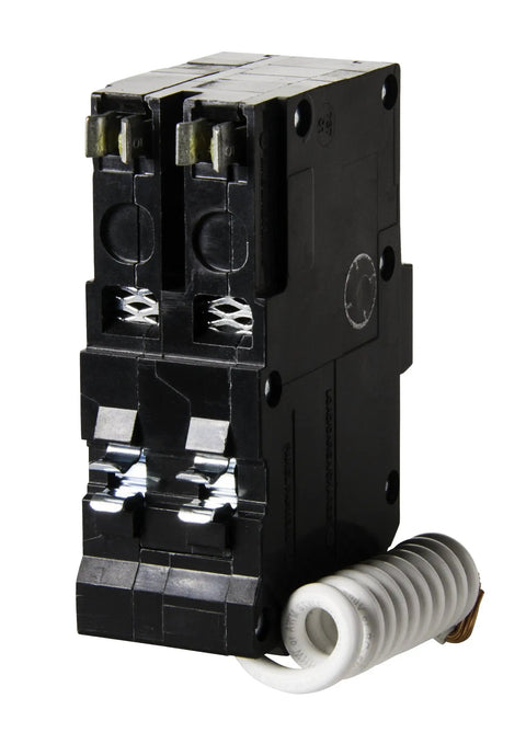 QO Type 15 Amp Two Pole GFCI Breaker with Qwik-Gard Plug-On Design, compatible with QO Load Centers, CSEDs and NQOD Panels, 10,000 AIR
