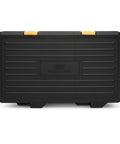 Closed carrying case for 57 Piece Three Eighth Inch Drive Six Point Mechanics Tool Set With Standard And Deep Sockets SAE Metric 90 Tooth Gear