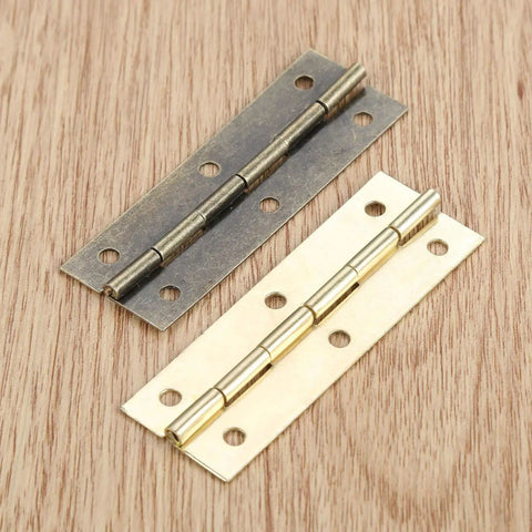 Antique Bronze Decorative Hinges Set For Wood Box And Cabinet 4 Pack 60 By 20mm Butt Hinge Vintage Door Jewelry Chest Hardware Retro Vibe