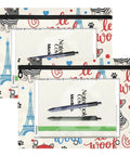 Striped French Bulldog Zippered Coupon Organizer For School Supplies Clip In Binder Case With Three Grommet Holes Card And Coupon Holder