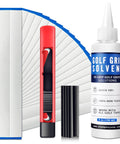 Deluxe Golf Grip Regripping Kit With Pro Grip Remover Tool 2 Inch By 10 Inch Tapes 5 Oz Solvent And Rubber Vise Clamp
