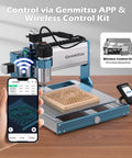 Beefy Ultra CNC Router Machine For Metal With 710W Spindle, all-metal frame, real-time display, engraving woodblock, wireless control