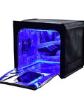 UV Light Curing Box For 3D Printing Post Processing Pro Grade Large Enclosure 365 To 460 Nanometer UV Lamp glowing interior