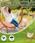 Premium Wooden Hammock Stand for Indoor and Outdoor Use, Heavy Duty Solid Wood Frame Supports Up to 500 Lbs, Weather Resistant