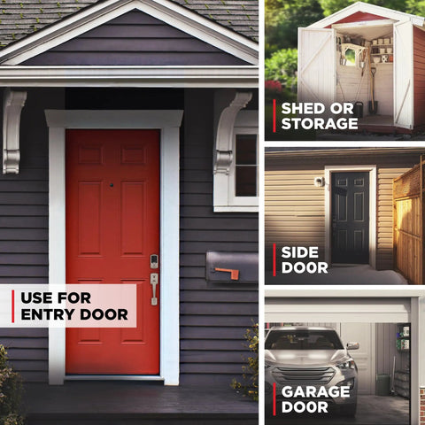 Ditch The House Keys With This Electronic Touchpad Deadbolt Packing Auto Lock And Separate User PINs For Top Tier Home Security In A Brushed Satin Nickel Finish That Holds Up Tight