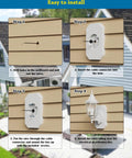 Step by step installation guide for Hella Heavy Duty Wall Mount Block For Vinyl Siding With Built In Electrical Box.