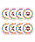 Boardwalk Inline Skate Wheels 72mm 85A Polyurethane Eight Pack For Indoor And Outdoor Use, Smooth Ride With Low Friction, Durable Grip