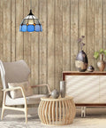 Plug In Tiffany Style Pendant Light With 16.4 Ft Cord above modern living room, vintage swag ceiling lamp, cozy vibe