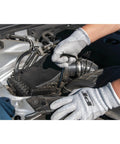 Mechanic using 10-Piece Star T-Handle Allen Wrench Set With Long Arm Hex Keys Built Tough For Any Job Durable Carbon Steel Black Oxide Finish
