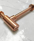 Antique Copper Bottle Trap Slick For 1-1/4 Inch Drainage, P Trap With Wall Inlet, Decorative Brass Basin Plumbing Fitting