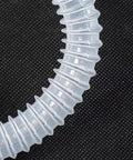 Heavy Duty Manual Oil Transfer Pump Siphon Hose For Liquids No Mess Spills Food Grade Plastic Hand Fuel Extractor For Diesel Water Gasoline Chemicals Wine Edible Liquids And More Corrosion Resistant And Easy To Use, 23in PE hose close-up
