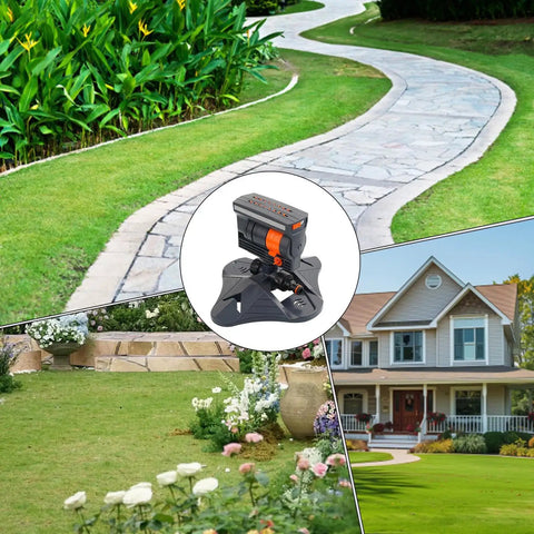 Oscillating Sprinkler Irrigator For Outdoor Watering System Adjustable Nozzle Delivers Even Coverage For Lawn Garden Beds