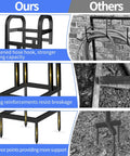Comparison of Heavy Duty Freestanding Garden Hose Holder With Upgraded 150 Ft Capacity Metal Hose Stand and other brands.