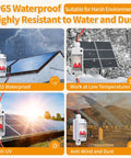 Solar Panel Disconnect Switch With IP65 Waterproof Rating Back Mounted DC 500V 32A Mini Circuit Breaker Box For Outdoor Use