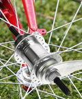 Rear Hub Replacement Assembly With Bearings For Bike Coaster Brake 36 Holes Steel MTB Rear Hub Part Upgrade shown attached to bike
