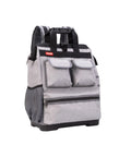 Heavy Duty Tool Backpack With Laptop Compartment Waterproof Molded Base And Padded Back Support Large Capacity