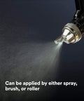 Spray nozzle applying Neutral contact adhesive 30NF for laminate, foam, wood, plywood, canvas, high-strength water-based cement