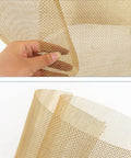 Copper Mesh For Impurity Filtration And EMF Shielding, Built Tough Wire Screen Net In Brass Tone 100 Mesh, 1x0.914m, handheld view
