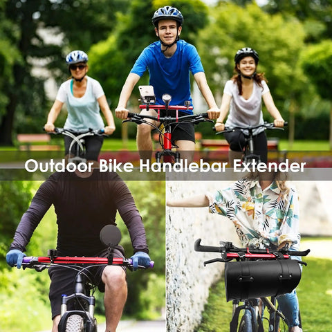 Extra Long 11.8 Inch Bicycle Handlebar Extender Aluminum Alloy Bracket For Mounting Phone GPS Speedometer On Bikes