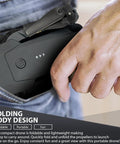 Person putting a foldable 4K Camera Drone For Kids And Adults, Foldable Silent Quadcopter into pocket, highlighting portability.