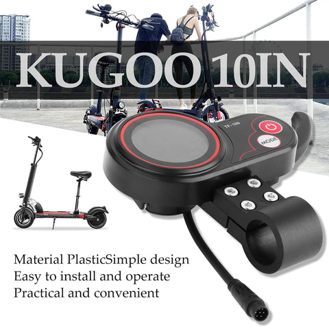 Must Have Thumb Throttle With TF100 Display Panel For 48V Electric Scooter Controllers, Waterproof ABS Readout Panel Shows Speed Gear And Power, Easy Install For KUGOO M4 And Similar Electric Scooters