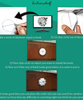 Guide for fitting 100 Pack Ceramic White Polka Dot Drawer Knobs Rust Proof Heavy Duty Kitchen Cabinet Pulls on furniture.