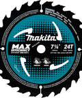 Heavy-Duty Framing Circular Saw Blade, 7-1/4 Inch, 24 Tooth Carbide Tipped, Ultra-Thin Kerf For Less Tool Load, ATAFR Tips