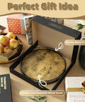 Round 12 Inch Wooden Turntable Organizer For Kitchen Cabinets And Countertops 360 Degree Smooth Rotation in gift box display