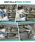 Installation steps for Tie Rod End Kit For Club Car Precedent 2004 Up And Tempo 2018 Up Golf Carts, Gas Or Electric OEM Replacement 102022601 102288301 Durable Ball Joint Set Easy Install Reliable Steering Upgrade