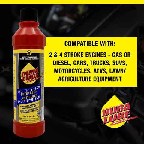 All In One Stop Leak For Engine, Transmission, Power Steering And More, 8 Oz Bottle, Stops Leaks Across Multiple Systems, Rejuvenates Seals, Gaskets And O Rings, Prolonging Lifespan And Preventing Future Leaks. 8 oz bottle